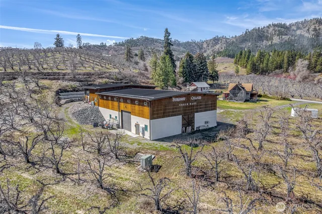 a view of city and mountain