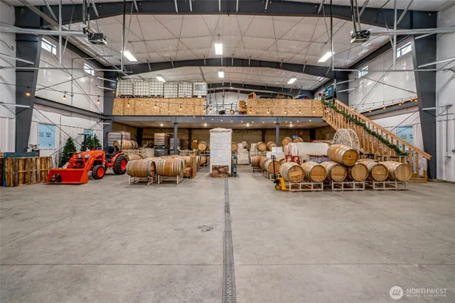 a view of a swimming pool with an outdoor space