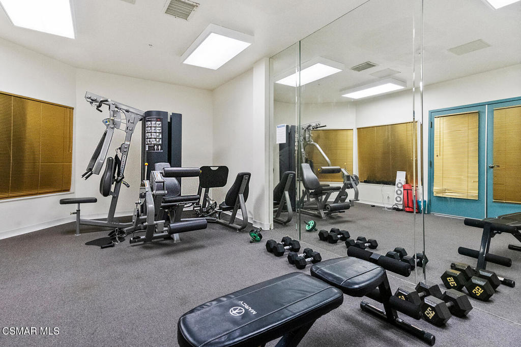 2716 Borchard Road Newbury Park, CA 91320 - Photo 24 of 30 a view of a room with gym equipment