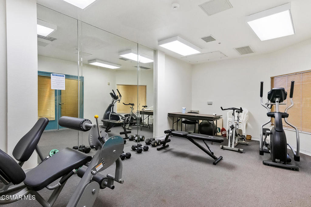 2716 Borchard Road Newbury Park, CA 91320 - Photo 25 of 30 a view of a room with gym equipment