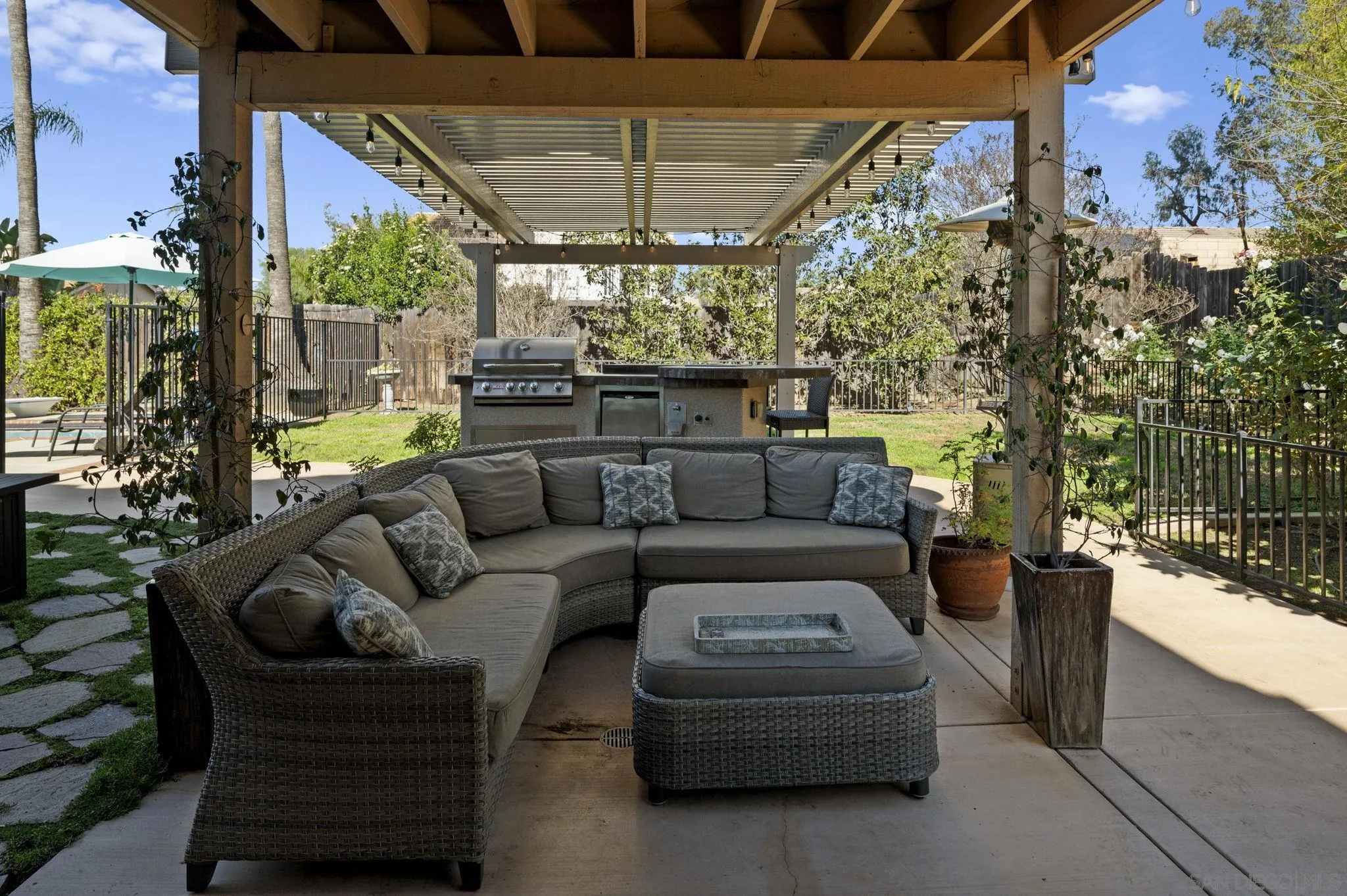 13972 Poway Valley Road Poway, CA 92064 - Photo 34 of 59 a roof deck with couch and chairs