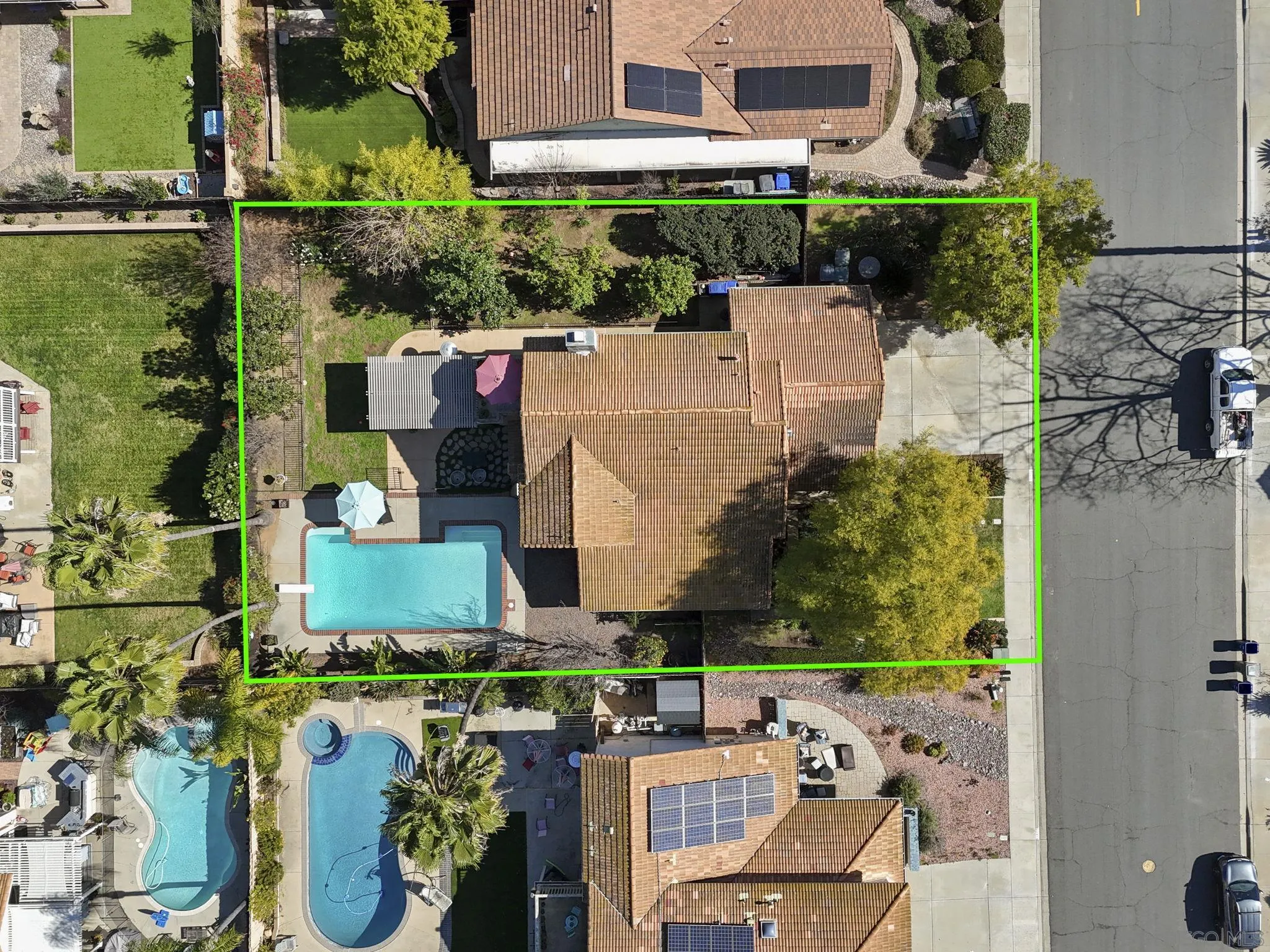 13972 Poway Valley Road Poway, CA 92064 - Photo 56 of 59 an aerial view of a house with a yard lake view