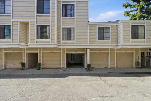 an aerial view of multiple houses