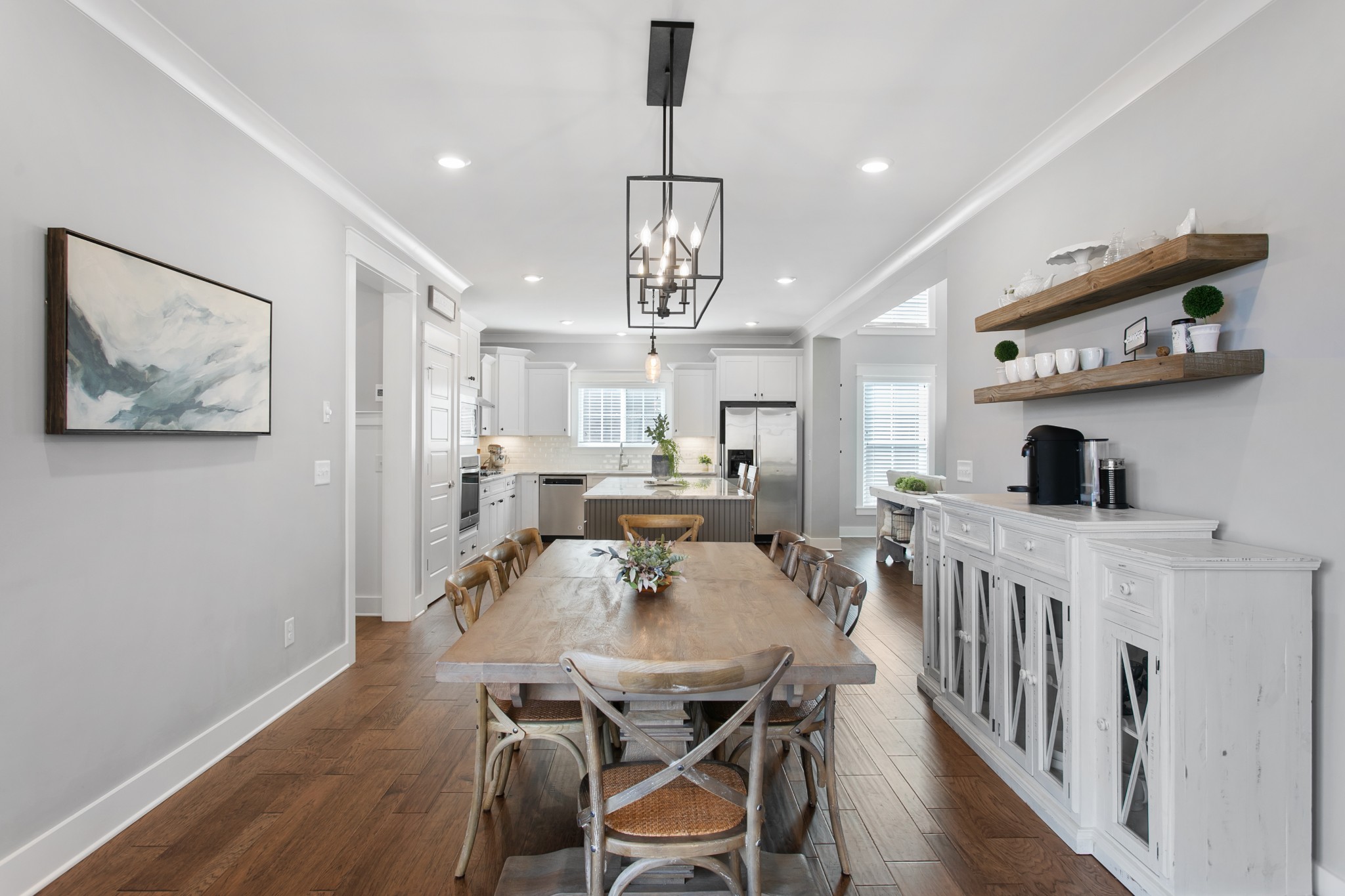 700 Beamon Drive Franklin, TN 37064 - Photo 16 of 47 a view of a dining room with furniture window and wooden floor