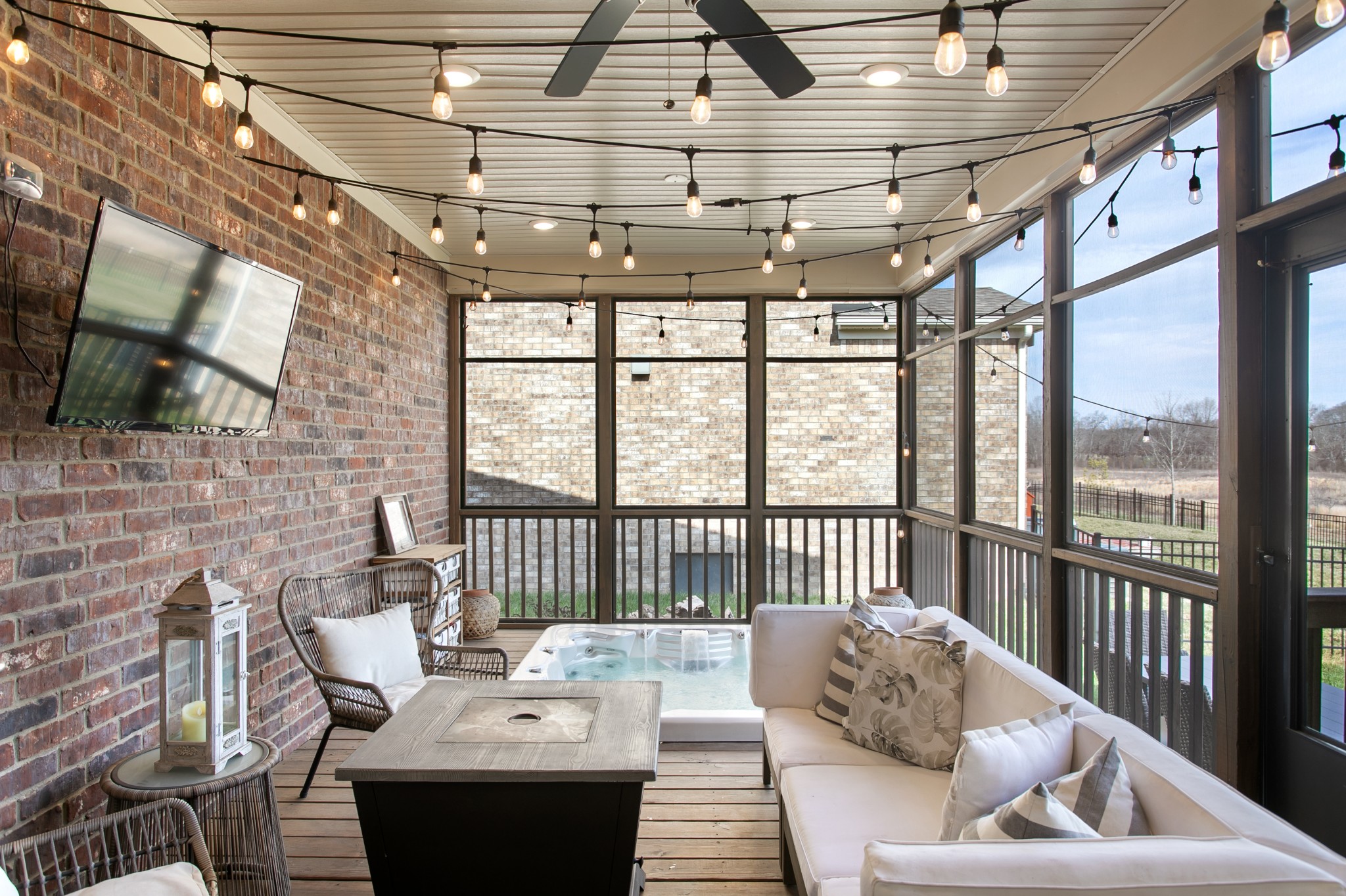 700 Beamon Drive Franklin, TN 37064 - Photo 19 of 47 a living room with furniture and a floor to ceiling window