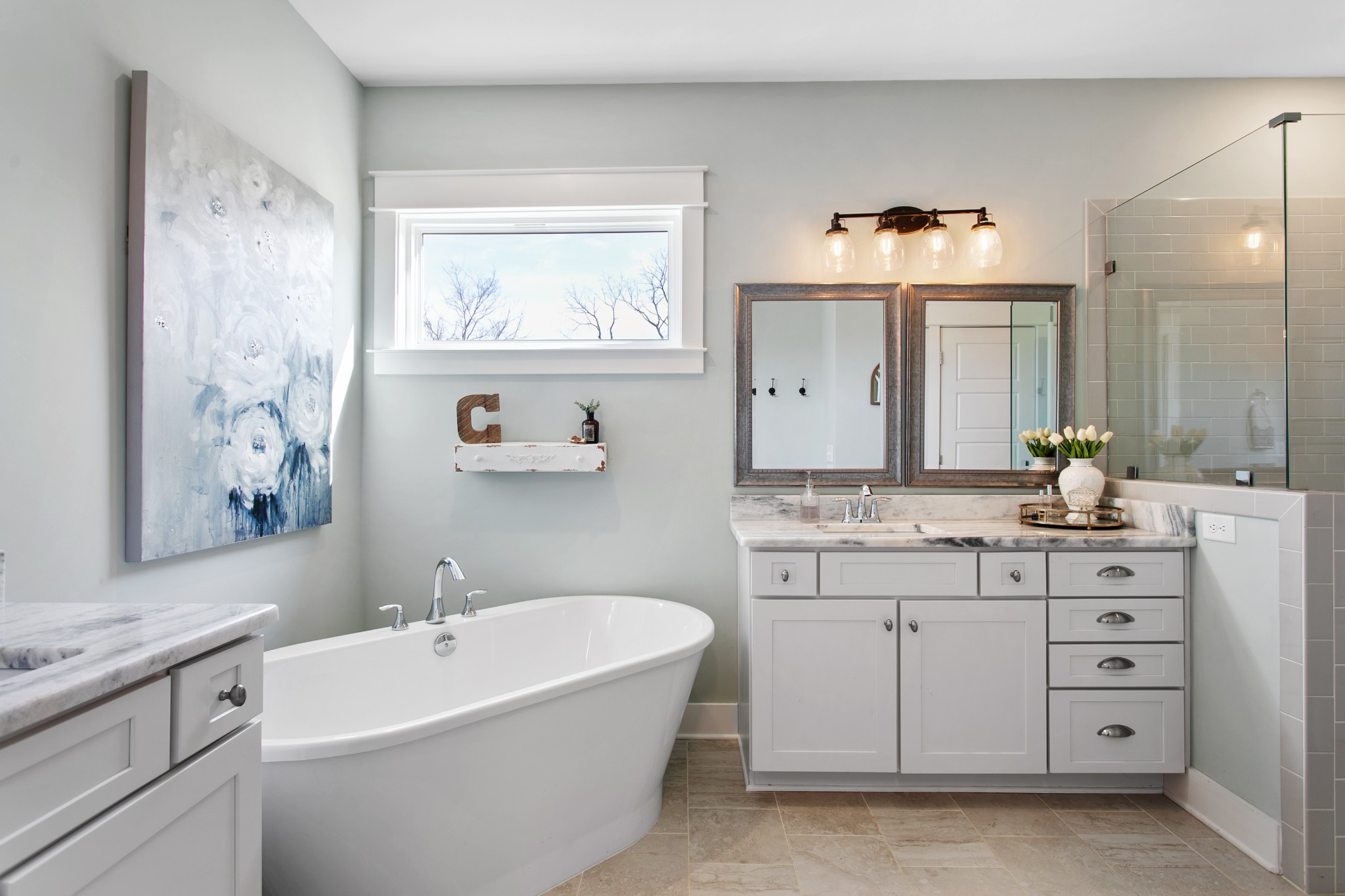 700 Beamon Drive Franklin, TN 37064 - Photo 26 of 47 a bathroom with a bathtub sink and mirror