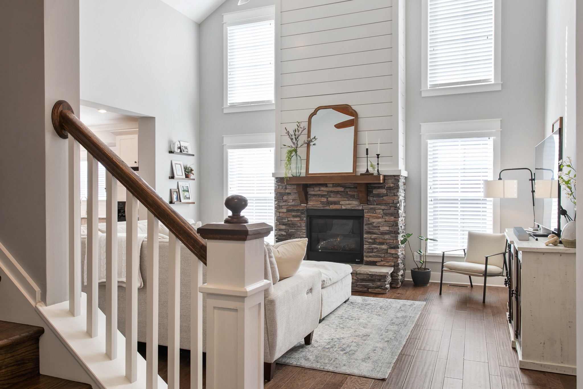 700 Beamon Drive Franklin, TN 37064 - Photo 32 of 47 a living room with fireplace furniture and a window
