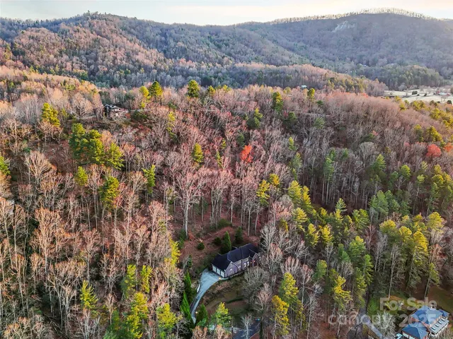a view of a and mountain in a city