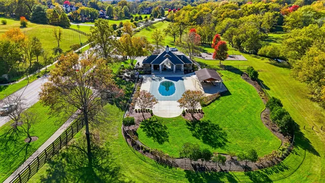 a view of a lake with outdoor space