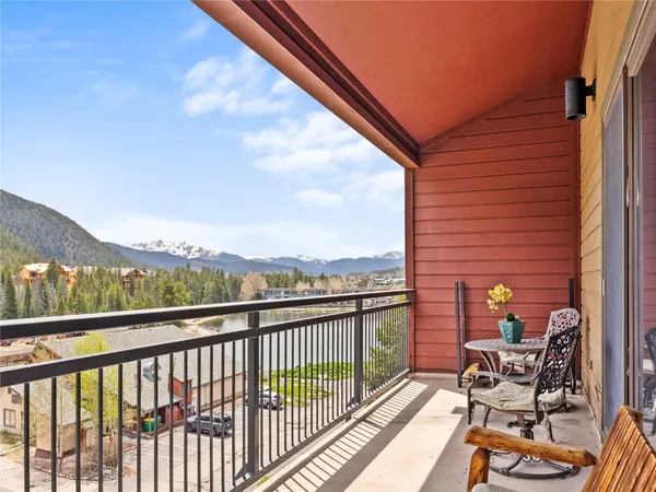 a view of a two chair in the balcony