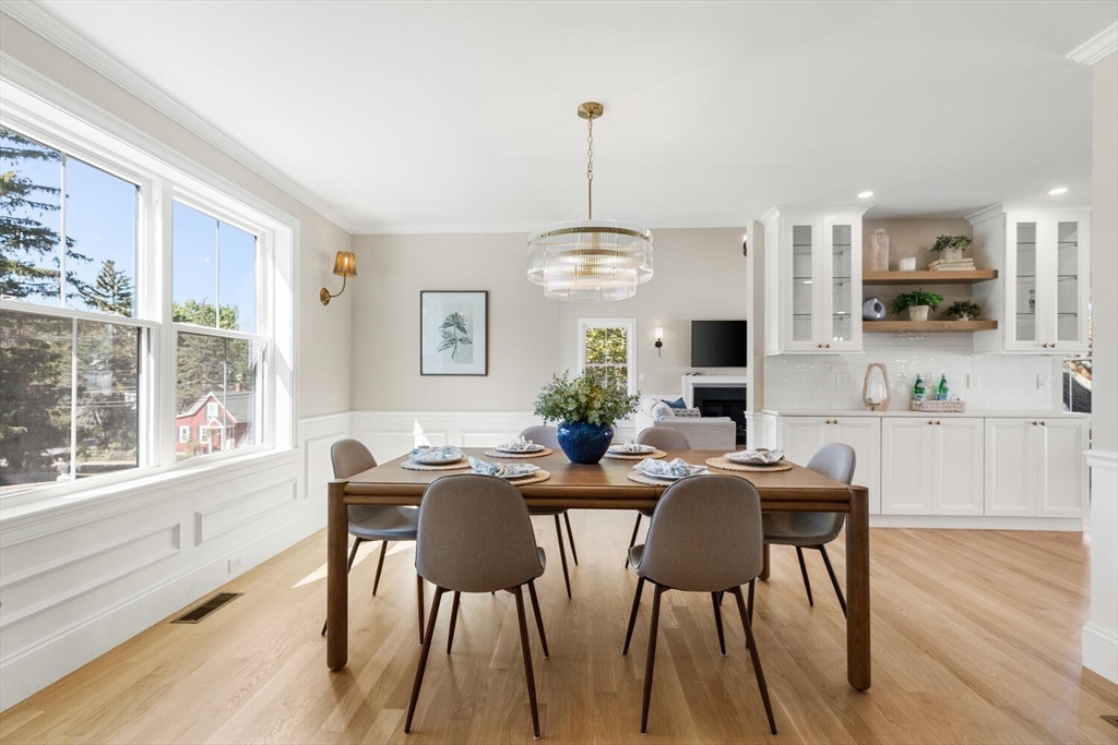 199 Nahant Street Wakefield, MA 01880 - Photo 11 of 39 a view of a dining room with furniture window and wooden floor