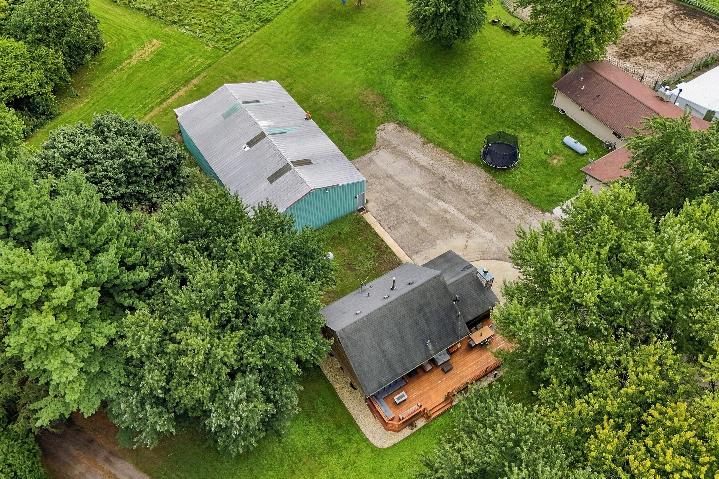 N8092 Marsh Road Troy, WI 53120 - Photo 39 of 43 Expansive property from above