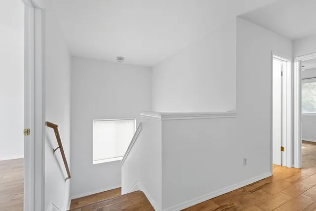 a view of an front door