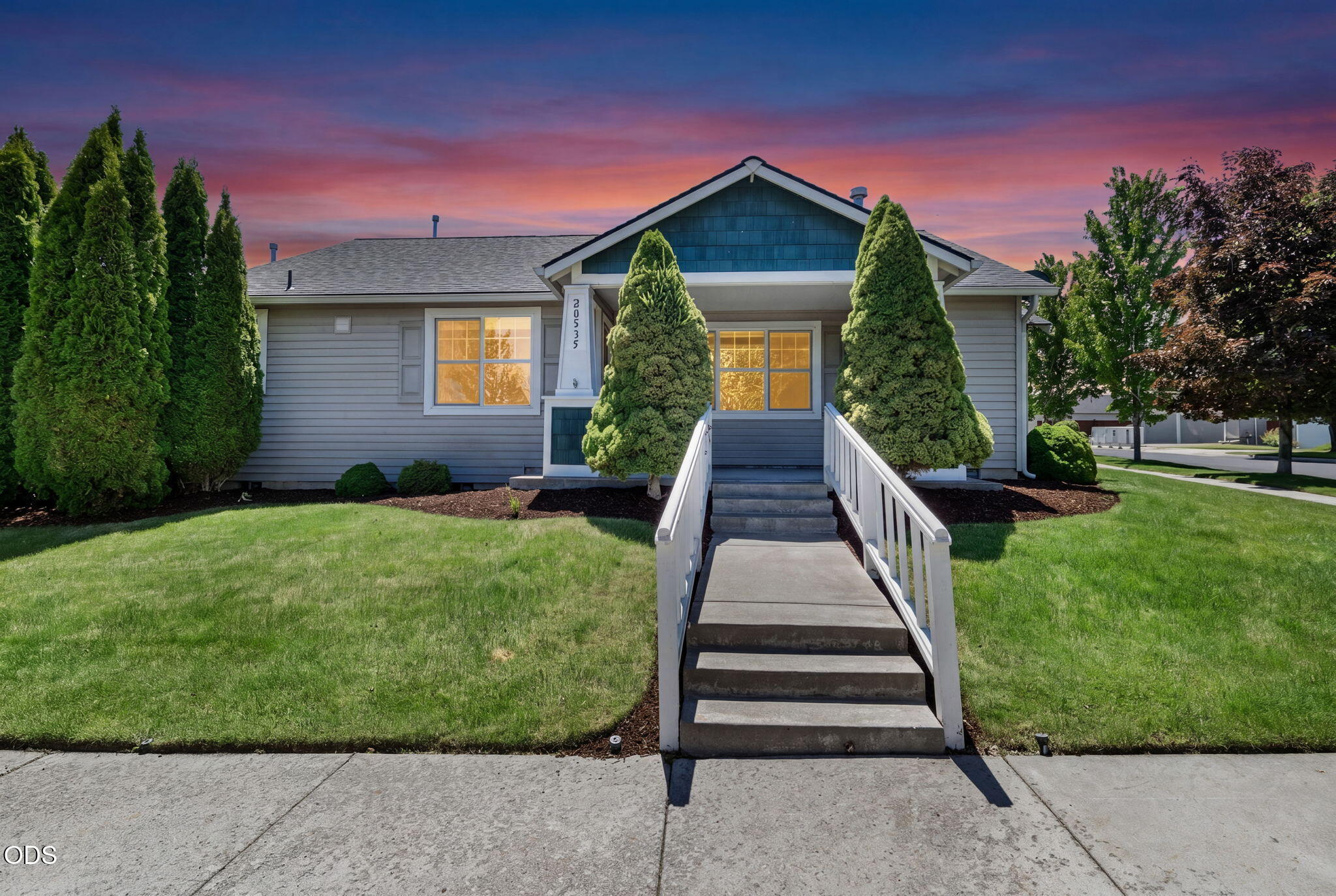 20535 Sunderland Way Bend, OR 97701 - Photo 39 of 41 a front view of a house with a yard