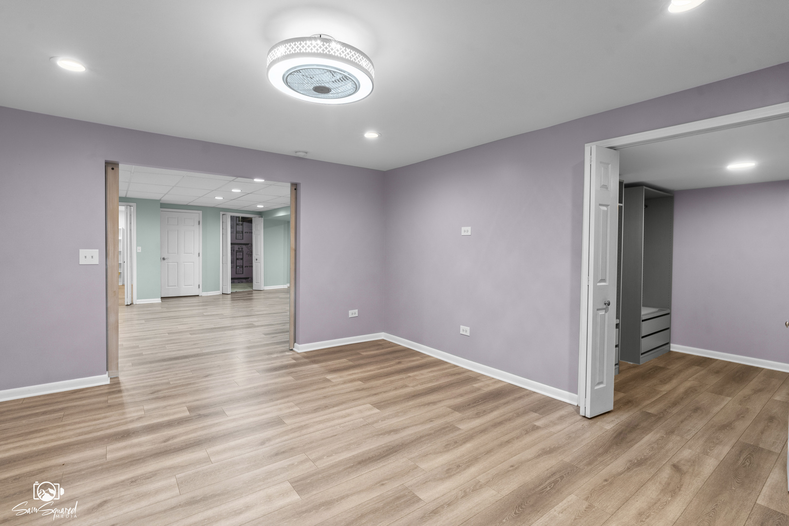 1431 Coral Bell Drive Joliet, IL 60435 - Photo 30 of 38 wooden floor in an empty room with a window