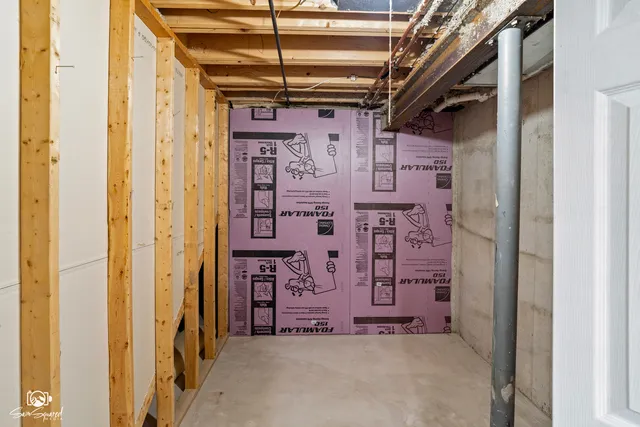 a view of front door with hallway