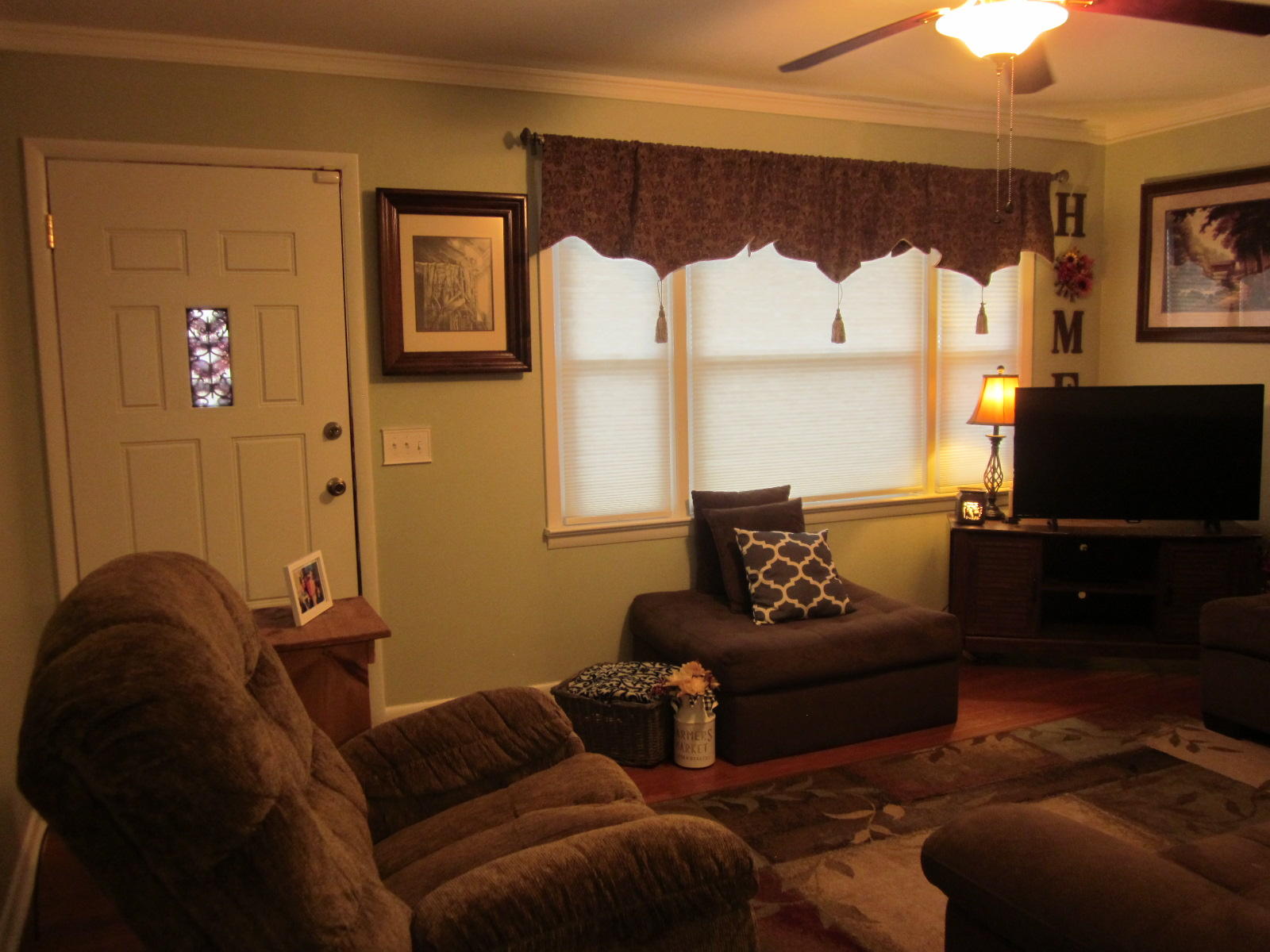 77 Pony Ridge Road Bassett, VA 24055 - Photo 12 of 84 a living room with furniture and a flat screen tv