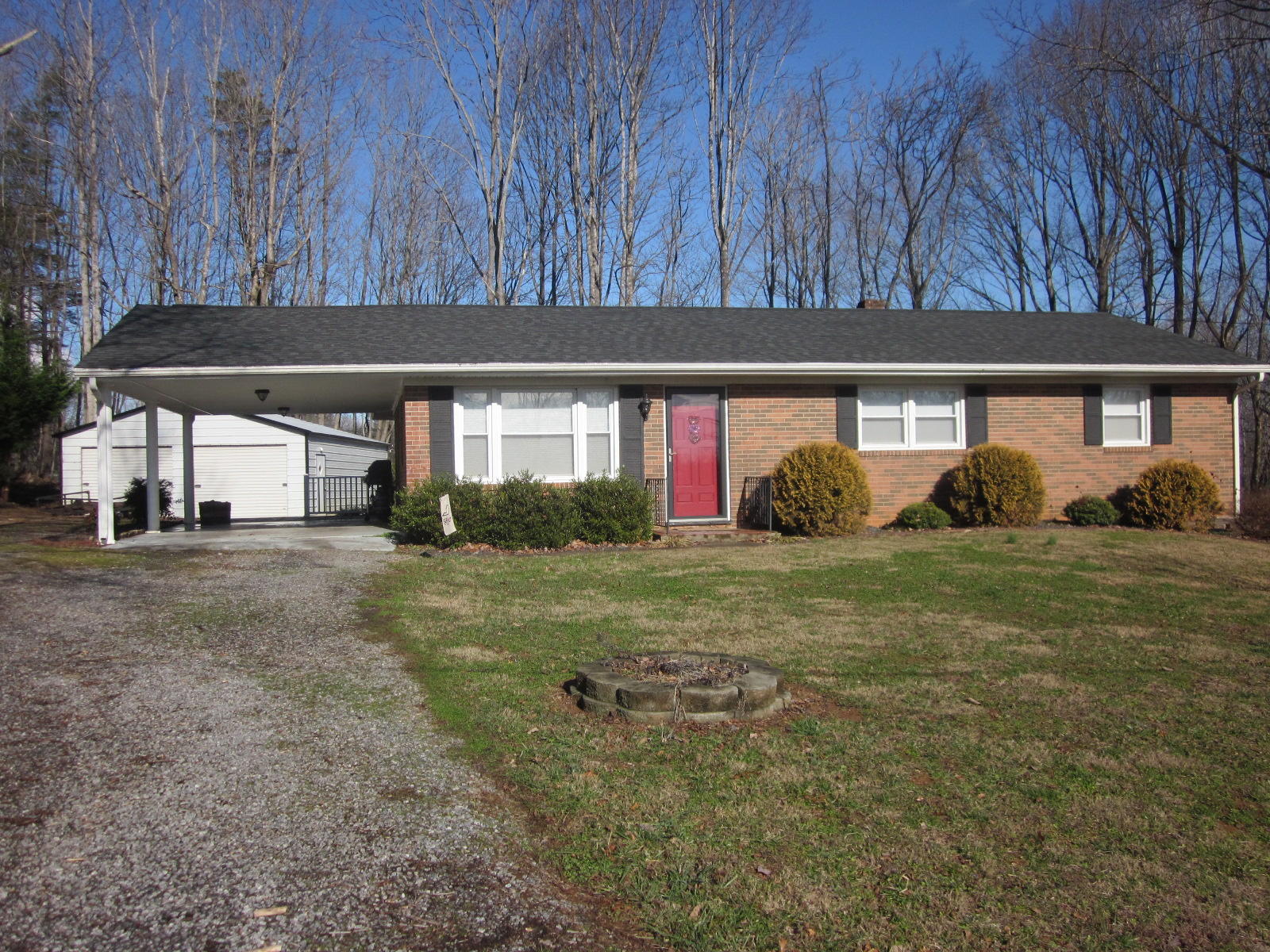 77 Pony Ridge Road Bassett, VA 24055 - Photo 4 of 84 a front view of house with yard
