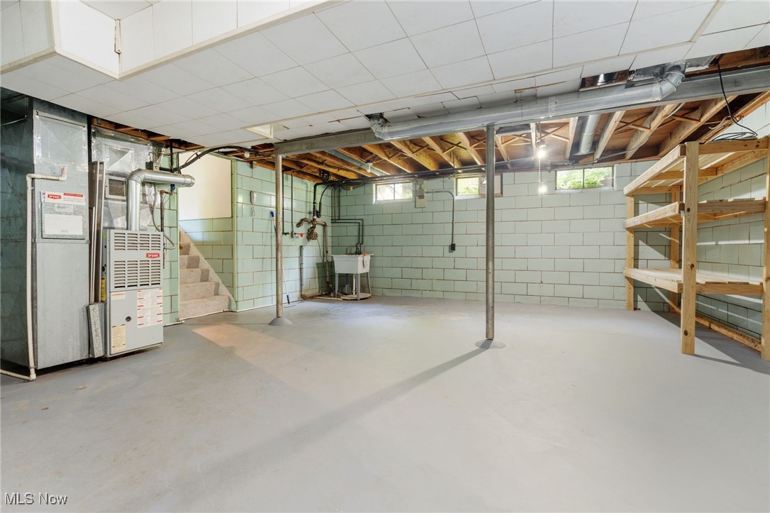 4895 3rd Street Northwest Canton, OH 44708 - Photo 17 of 27 Basement with a sink