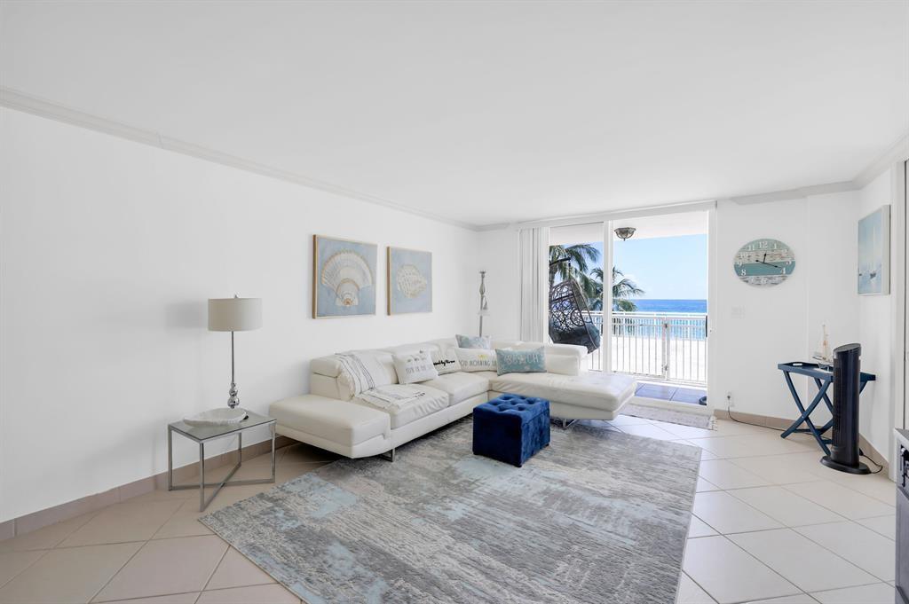 1051 Hillsboro Mile, Unit 206E Hillsboro Beach, FL 33062 - Photo 6 of 30 Living Room