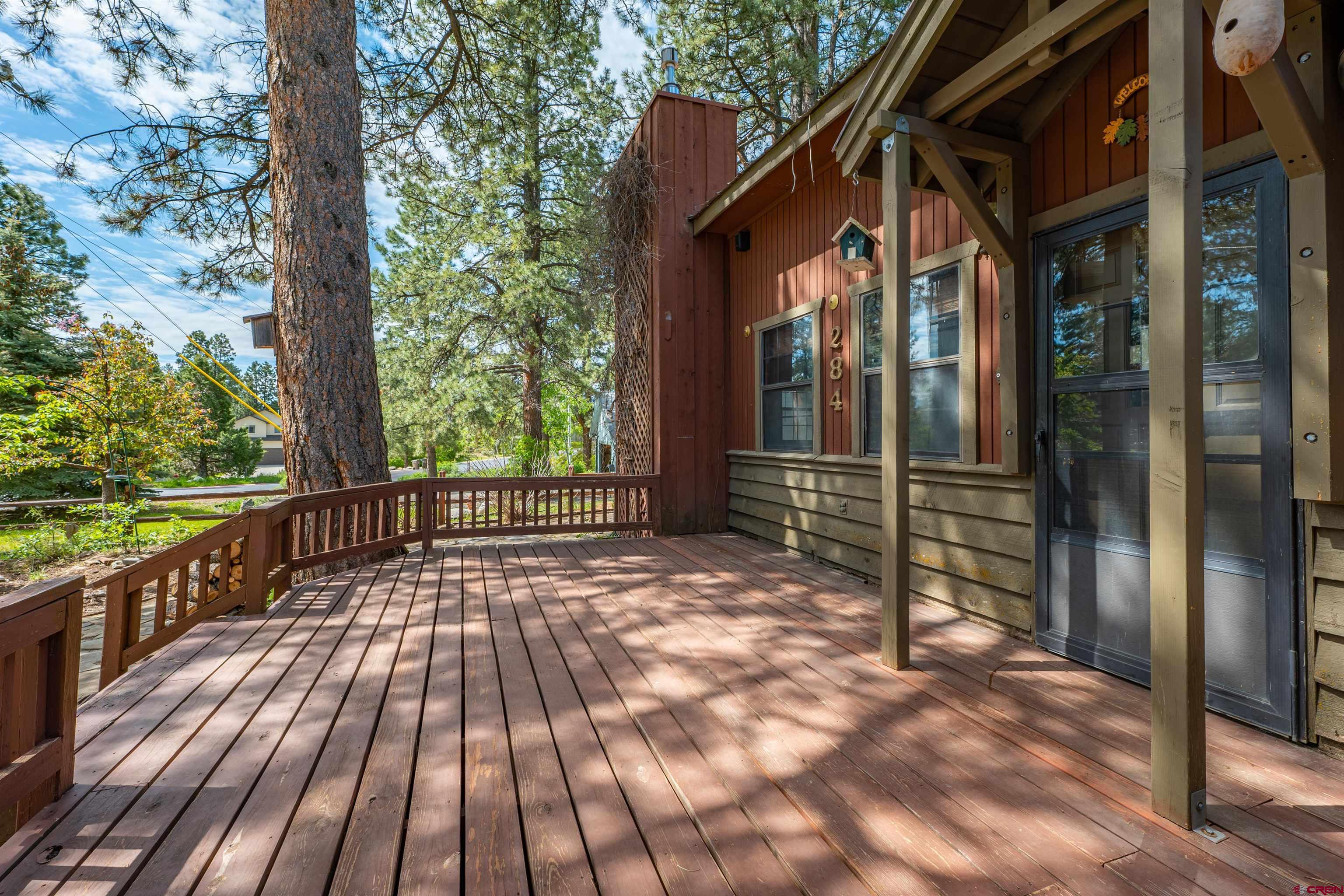 284 Willow Drive Durango, CO 81301 - Photo 16 of 35 a view of outdoor space with deck