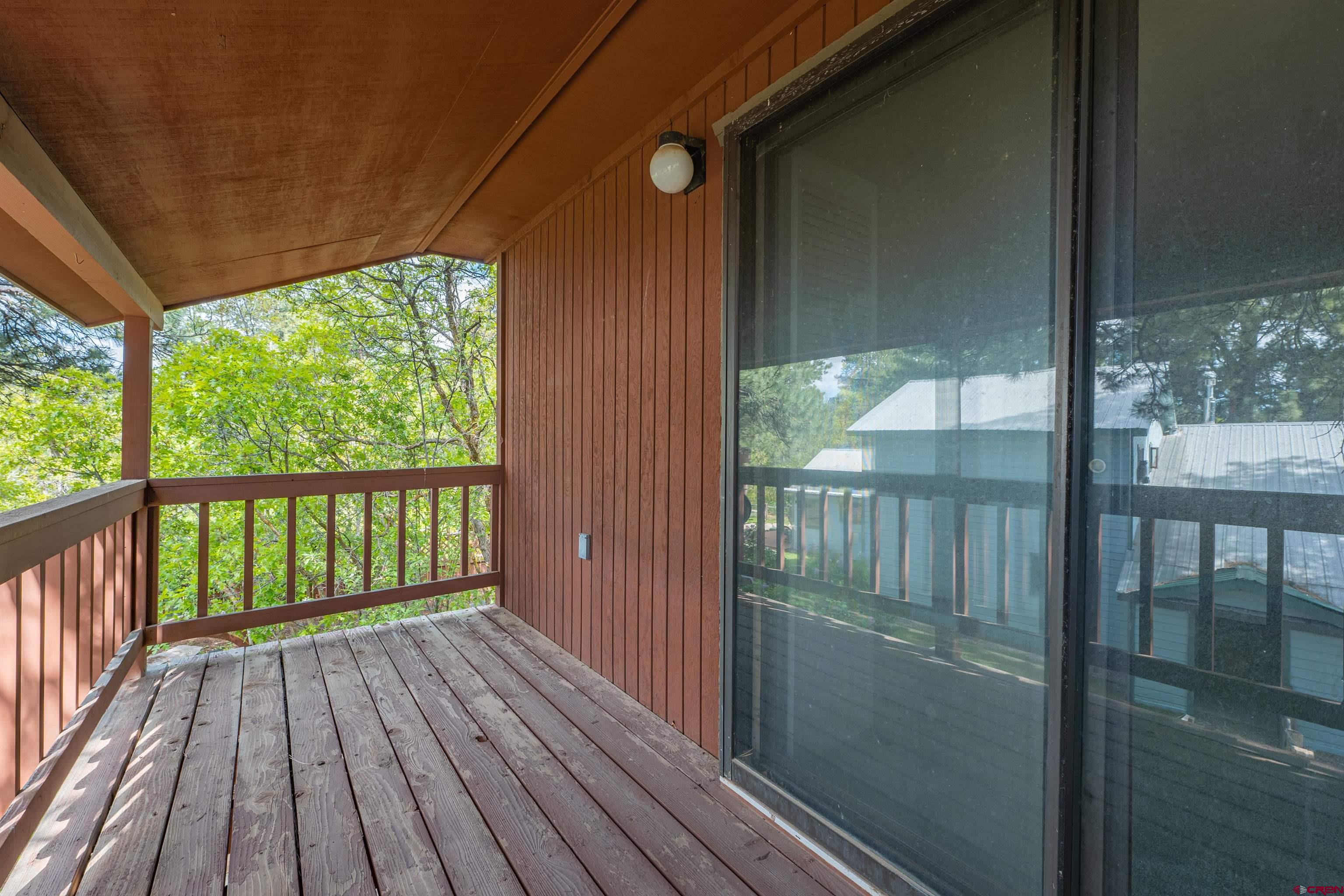 284 Willow Drive Durango, CO 81301 - Photo 20 of 35 a view of balcony with wooden floor