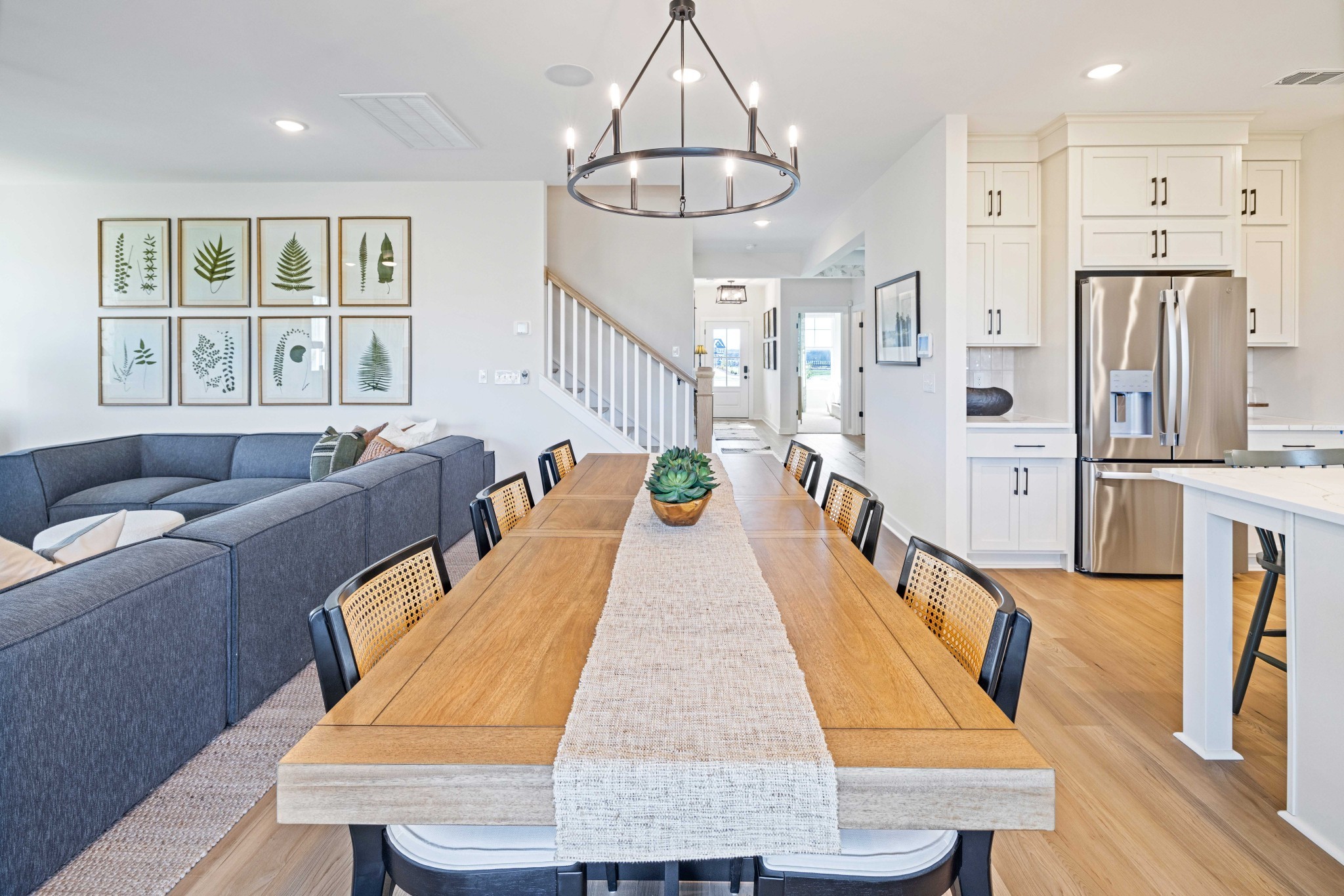 6019 Bloom Street Rockvale, TN 37153 - Photo 18 of 45 a dining room with wooden floor and stainless steel appliances