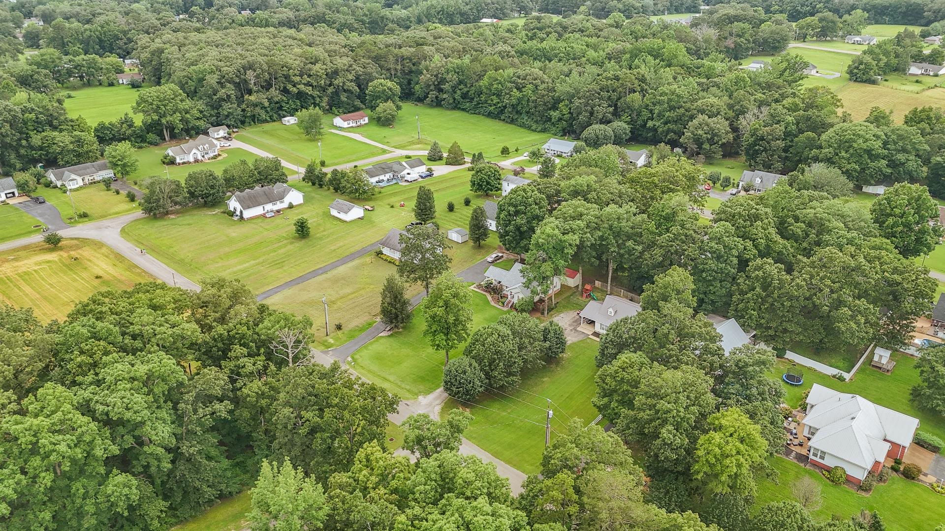 80 Tom Way Savannah, TN 38372 - Photo 21 of 33 an aerial view of residential houses with outdoor space and trees