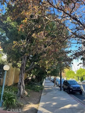 a cars parked on the side of a street