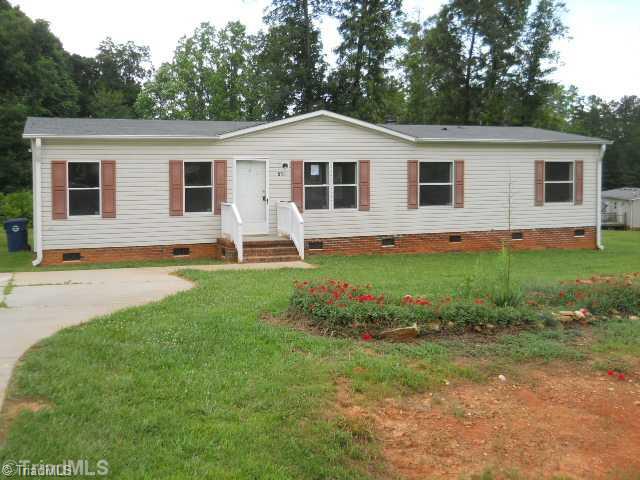512 Booker T Womble Road Randleman, NC 27317 - Photo 1 of 12 Exterior Front.
