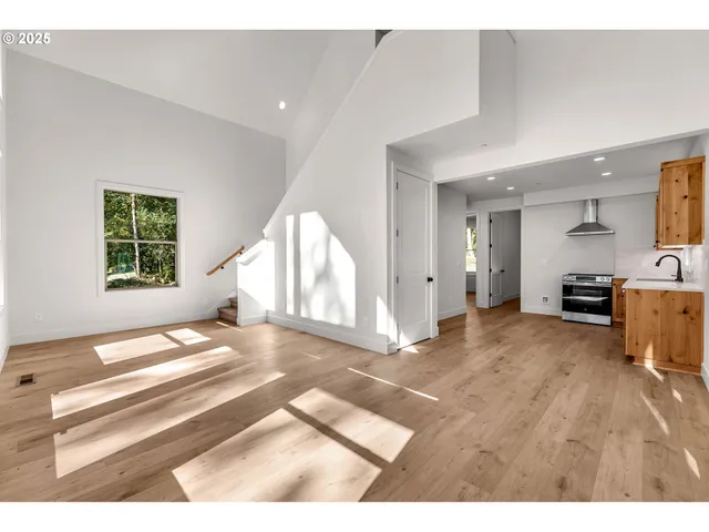a view of livingroom with furniture and a window