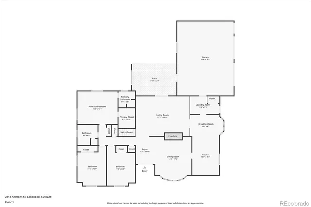 $1,195,000 | 2212 Ammons Street, Lakewood, CO 80214