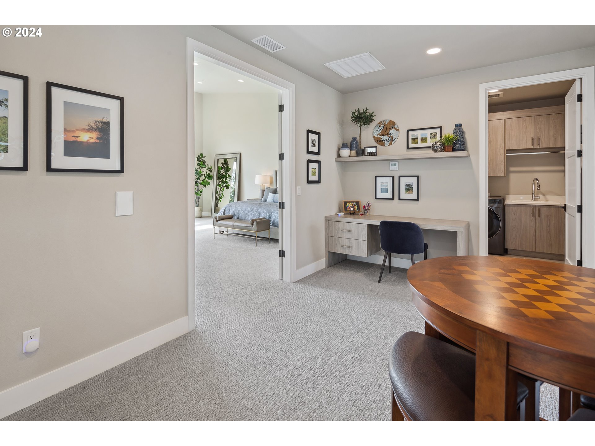 19915 Southeast Ascension Loop Camas, WA 98607 - Photo 17 of 42 a living room with furniture and a fireplace