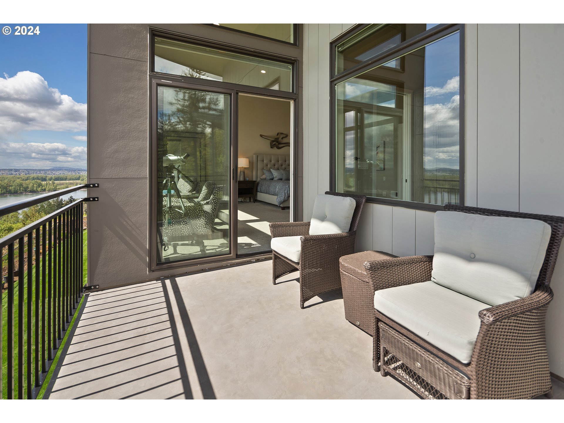 19915 Southeast Ascension Loop Camas, WA 98607 - Photo 36 of 42 a balcony with furniture and a potted plant