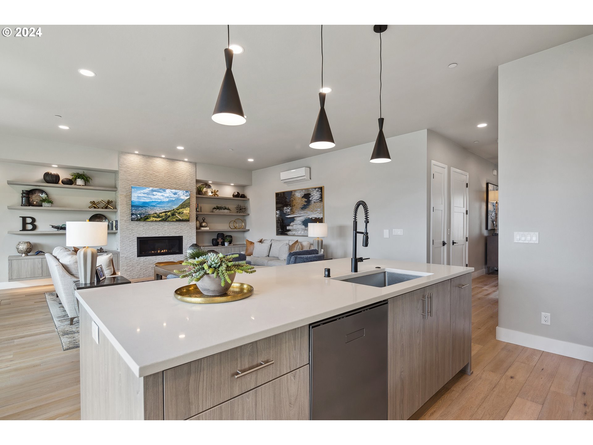 19915 Southeast Ascension Loop Camas, WA 98607 - Photo 8 of 42 a kitchen with stainless steel appliances a sink and a refrigerator