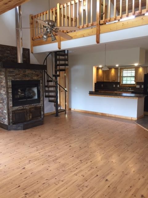 293 Harris Branch Road Madisonville, TN 37354 - Photo 5 of 31 a living room with furniture and a fireplace