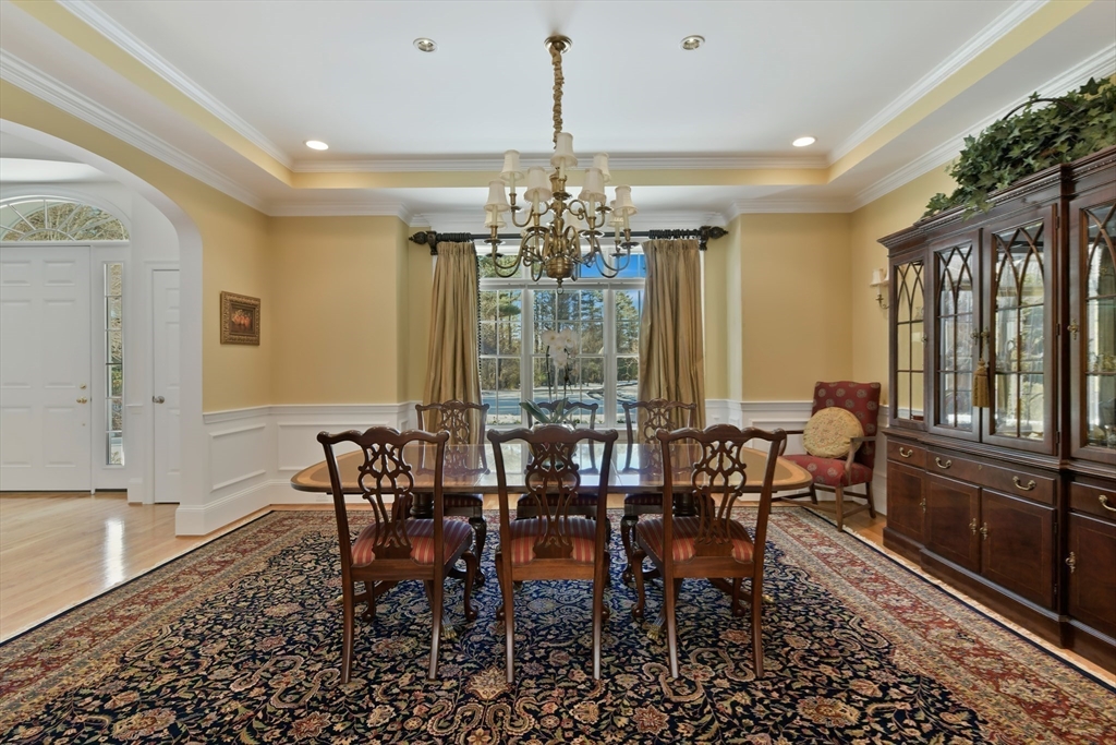 59 Anderson Farm Road Hanover, MA 02339 - Photo 16 of 38 a view of a dining room with furniture window and outside view