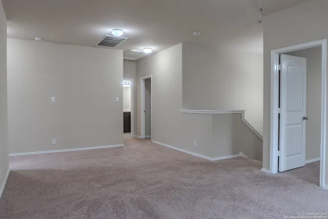 a view of an empty room