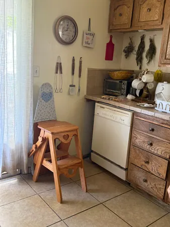 a room with storage and utility