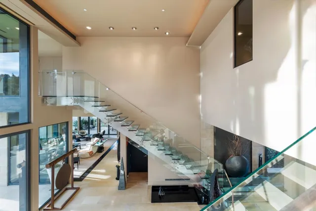 a view of a porch with furniture