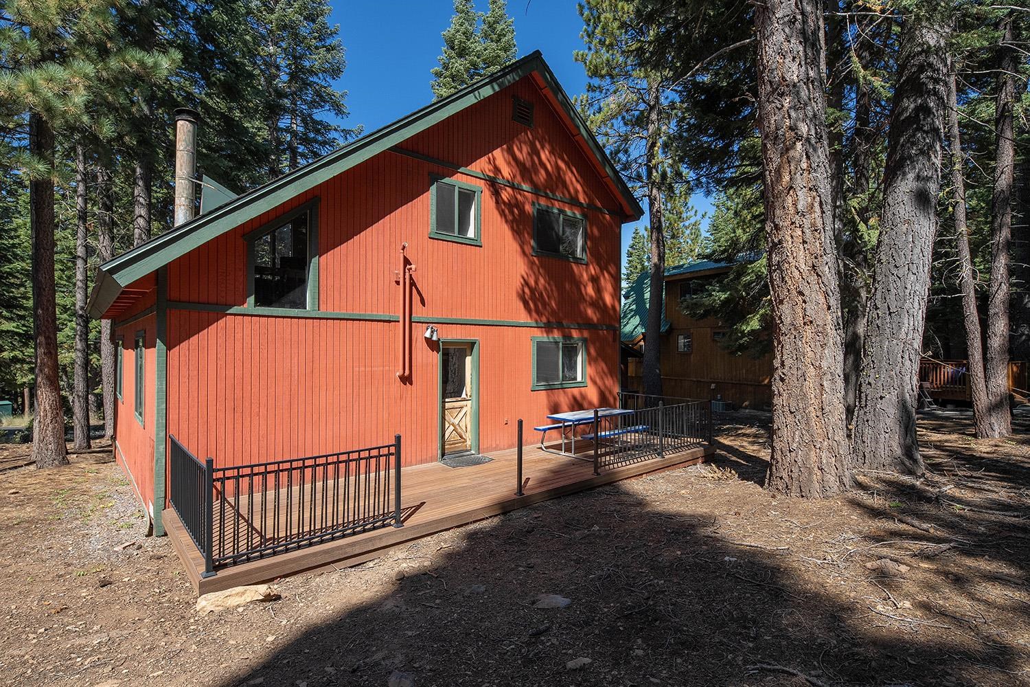 12119 Brookstone Drive Truckee, CA 96161 - Photo 18 of 21 a view of outdoor space with deck and a backyard