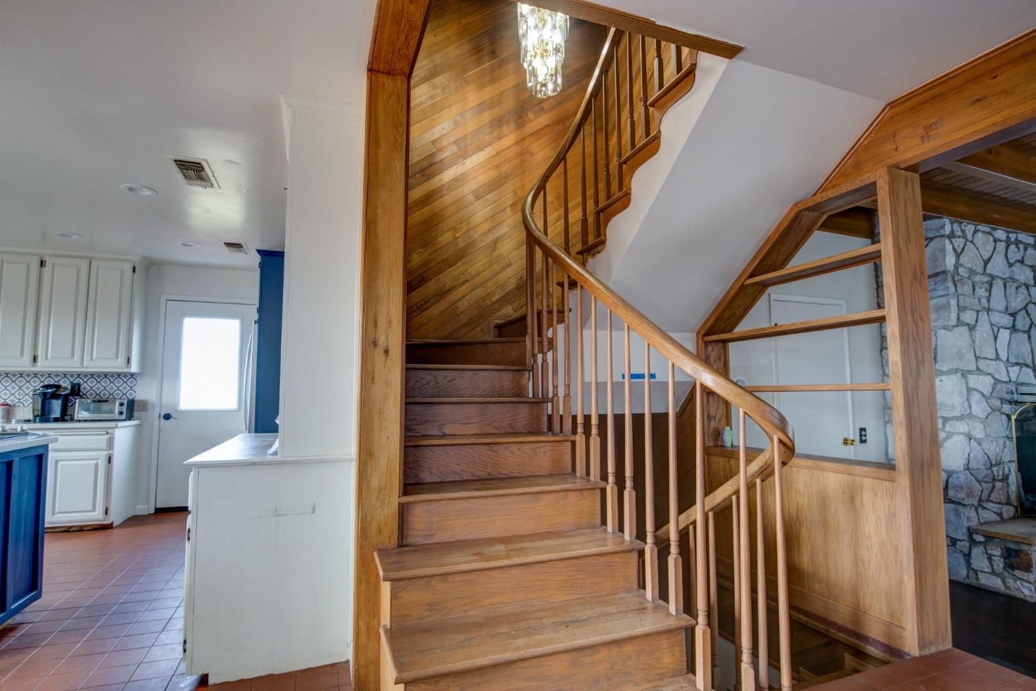 4771 Greenhills Road Placerville, CA 95667 - Photo 22 of 71 a view of entryway and kitchen with wooden floor