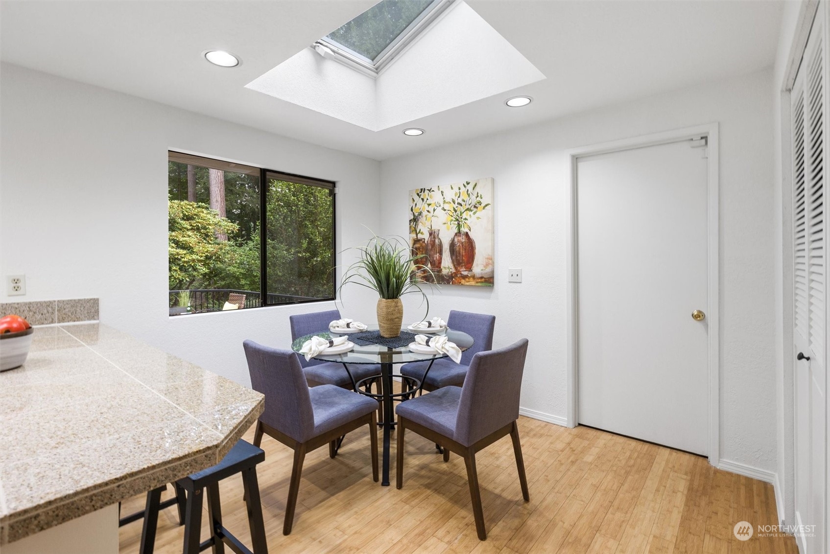 17631 7th Avenue West Bothell, WA 98012 - Photo 14 of 38 a view of a dining room with furniture window and outside view