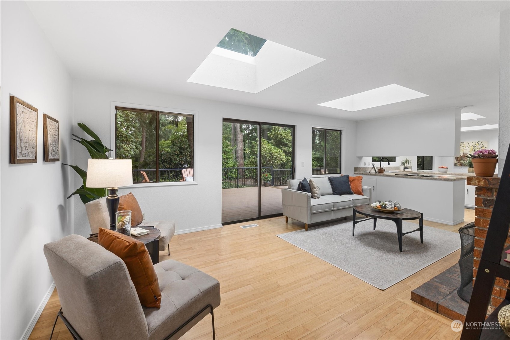 17631 7th Avenue West Bothell, WA 98012 - Photo 22 of 38 a living room with furniture and a large window