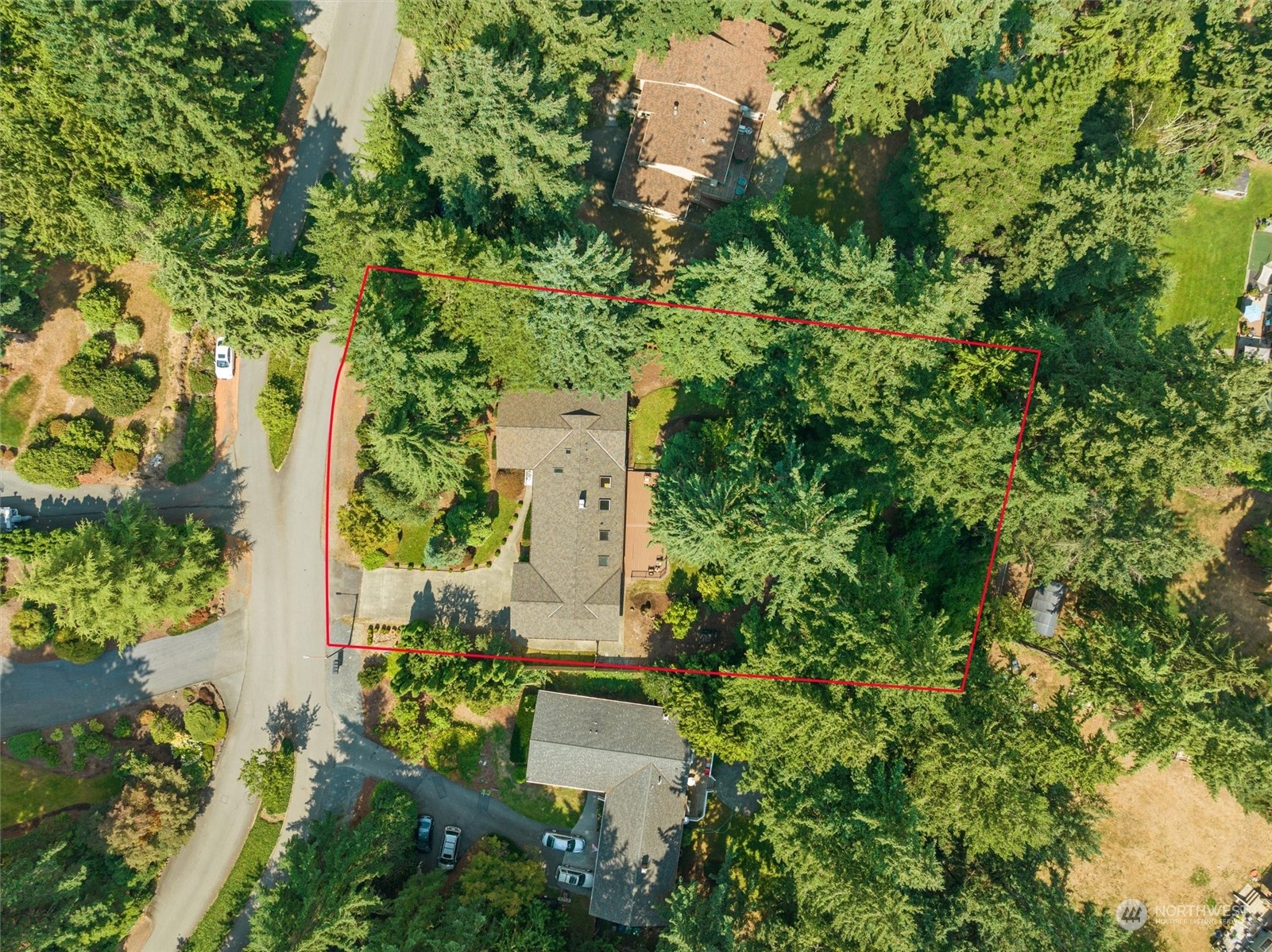 17631 7th Avenue West Bothell, WA 98012 - Photo 37 of 38 an aerial view of a house with a yard
