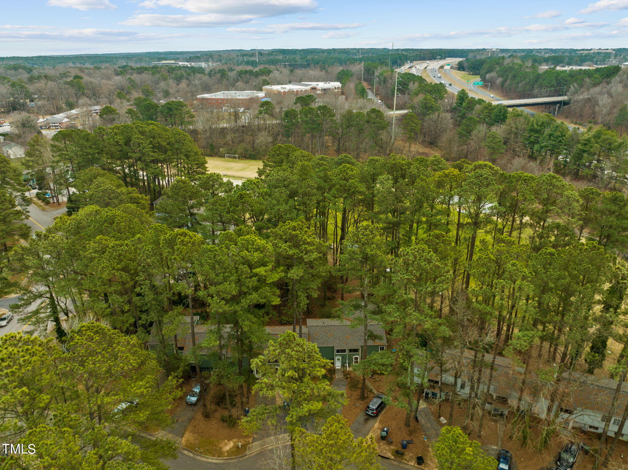 709 Godwin Court Raleigh, NC 27606 - Photo 28 of 31 a view of lake with a city