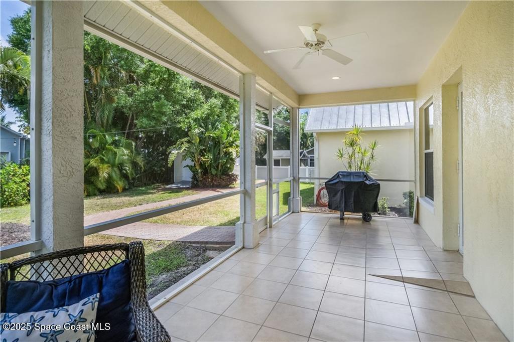 Undisclosed Address Vero Beach, FL 32966 - Photo 31 of 36 a view of a porch with chairs and backyard