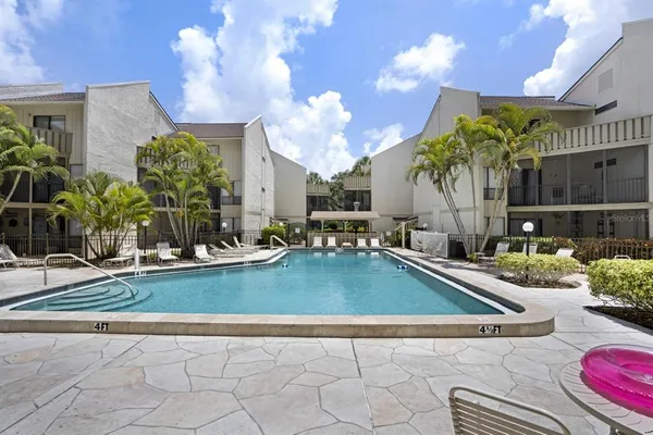 a view of a house with a swimming pool