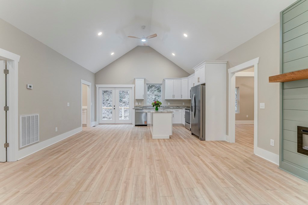79 Logan Lane Ellijay, GA 30540 - Photo 19 of 56 a view of kitchen view wooden floor and window