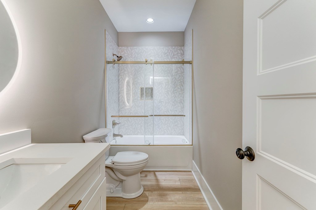 79 Logan Lane Ellijay, GA 30540 - Photo 44 of 56 a bathroom with a sink a toilet and shower